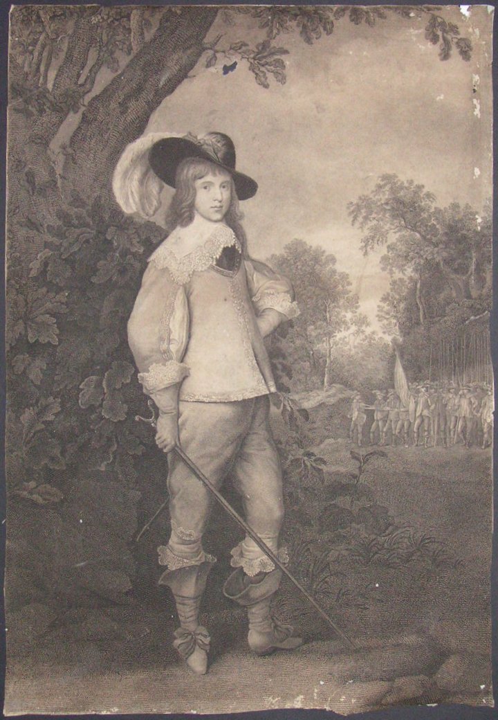 Stipple - William II Prince of Orange, as aBoy - Sailliar